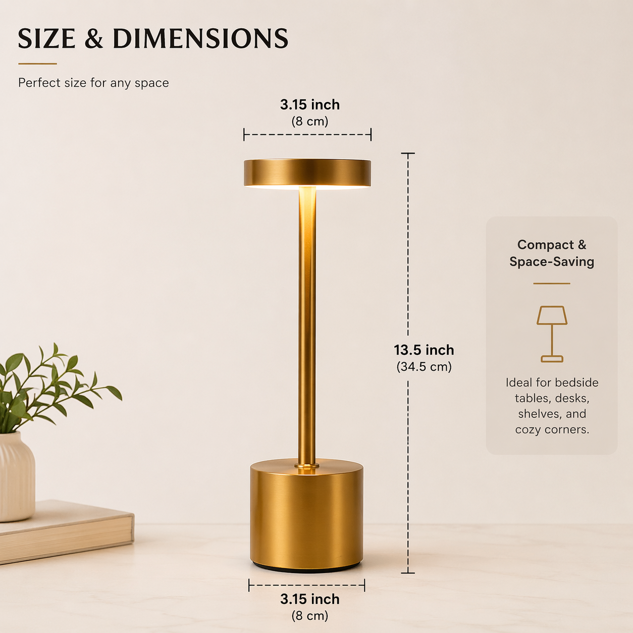 Rechargeable Bedside Lamp