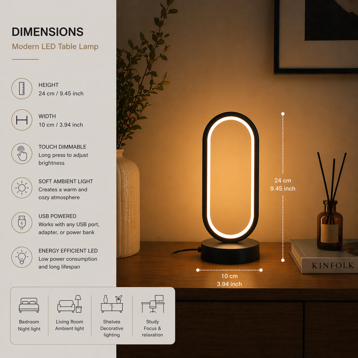 Modern LED Table Lamp