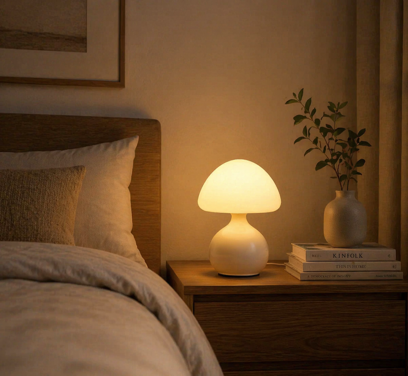 Touch Dimmable USB Mushroom Lamp