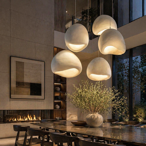 Adjustable Pendant Ceiling Light – Minimal Hanging Fixture – Modern Interior Lighting