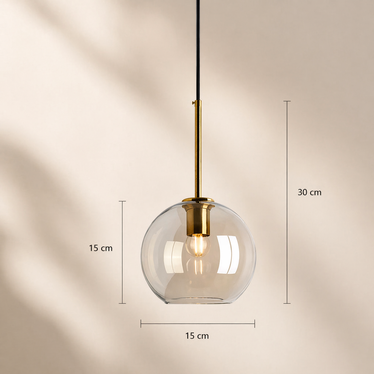 Glass Pendant Ceiling Light for Kitchen
